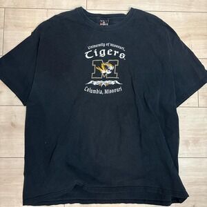 University of Missouri Tigers black cotton T-shirt